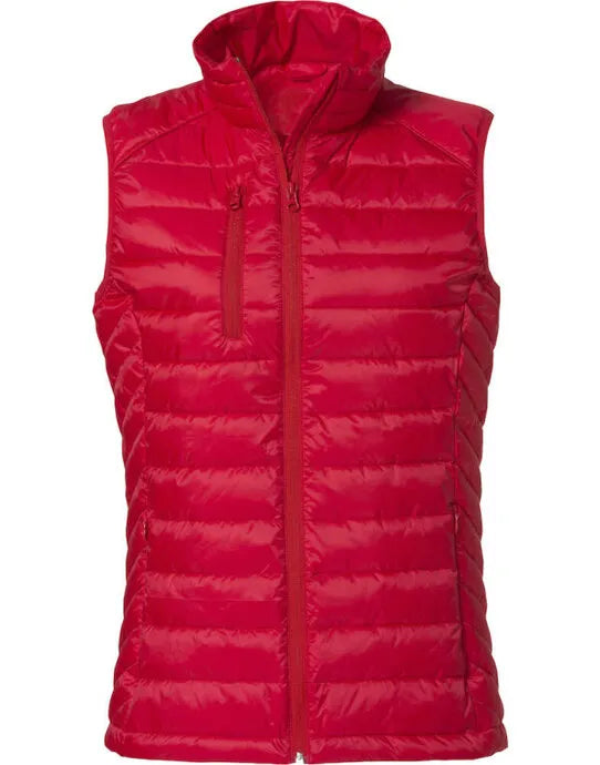 Clique - Ladies Hudson Vest - Red - Customisable OUTERWEAR