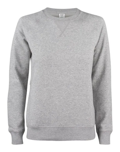 Clique Ladies Premium Occ Roundneck Cq021001 - Grey Melange XS - Customisable SWEATSHIRTS AND HOODIES