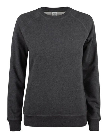 Clique Ladies Premium Occ Roundneck Cq021001 - Anthracite Melange M - Customisable SWEATSHIRTS AND HOODIES