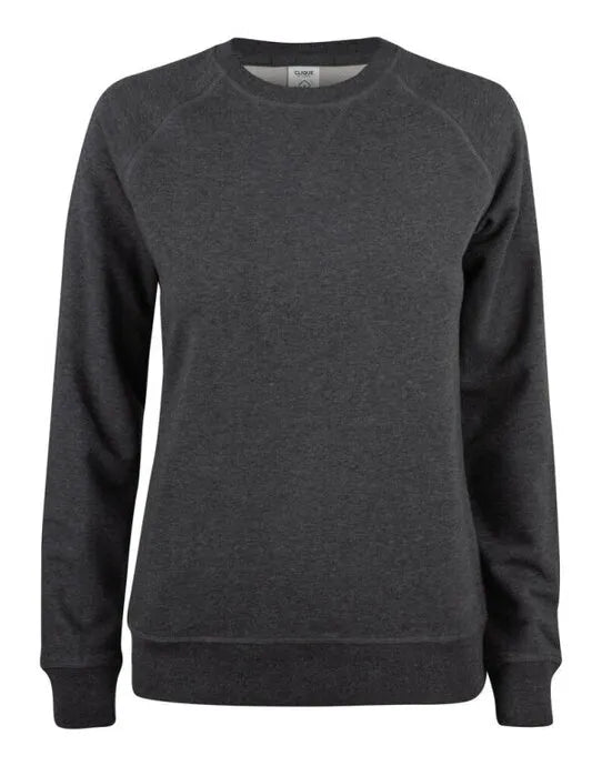 Clique Ladies Premium Occ Roundneck Cq021001 - Anthracite Melange L - Customisable SWEATSHIRTS AND HOODIES