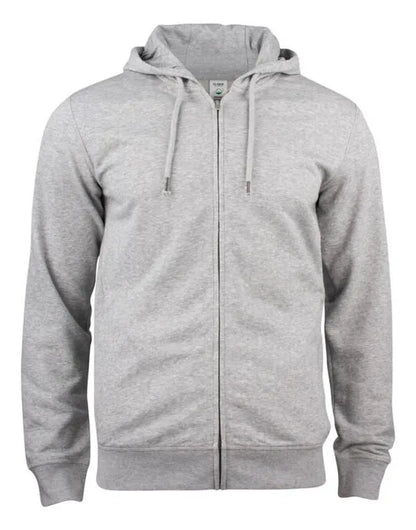 Clique Premium Oc Full Zip Hoody Cq021004 - Grey Melange L - Customisable SWEATSHIRTS AND HOODIES