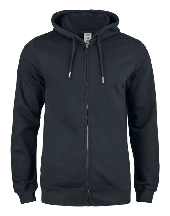 Clique Premium Oc Full Zip Hoody Cq021004 - Black XS - Customisable SWEATSHIRTS AND HOODIES