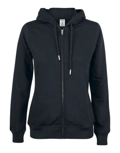 Clique Ladies Premium Oc Full Zip Hoody Cq021005 - Black XS - Customisable SWEATSHIRTS AND HOODIES