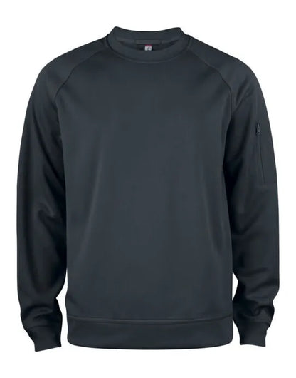 Clique Basic Active Roundneck Cq021010 - Black L - Customisable SWEATSHIRTS AND HOODIES