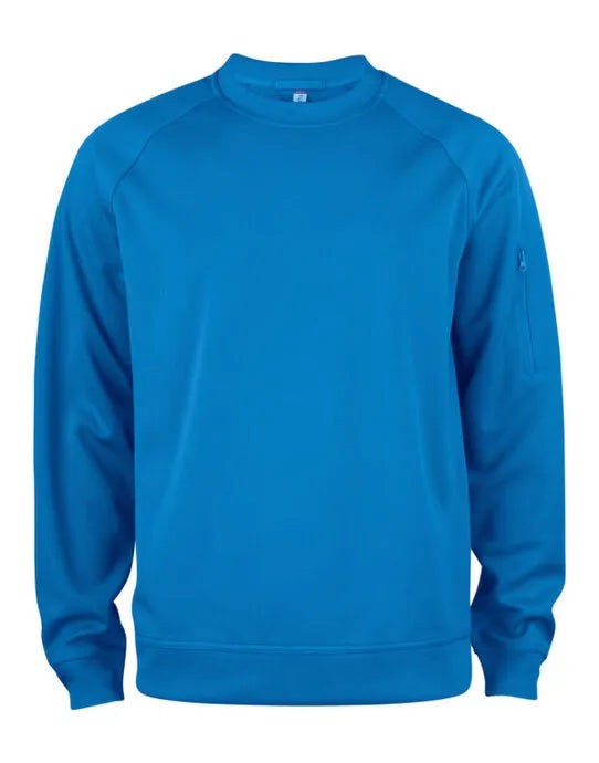 Clique Basic Active Roundneck Cq021010 - Royal Blue 3XL - Customisable SWEATSHIRTS AND HOODIES