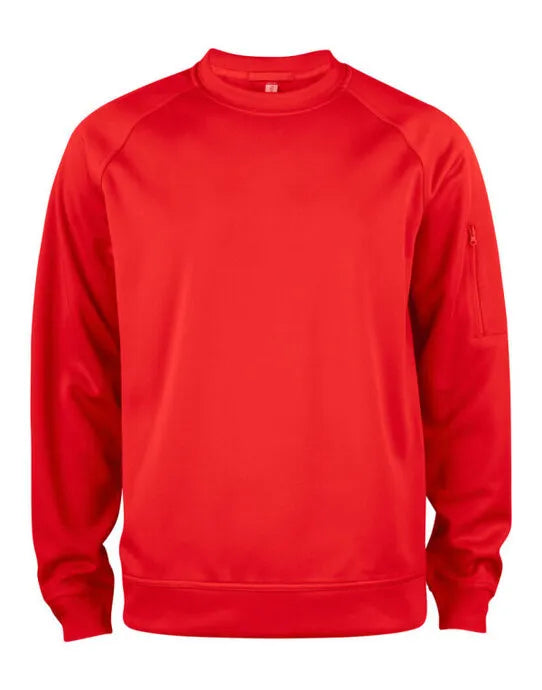 Clique Basic Active Roundneck Cq021010 - Red 4XL - Customisable SWEATSHIRTS AND HOODIES