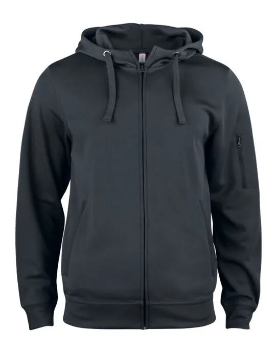 Clique Basic Active Full Zip Hoody Cq021014 - Black 3XL - Customisable SWEATSHIRTS AND HOODIES
