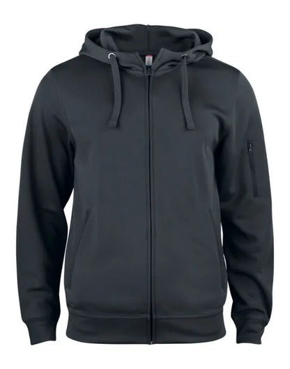 Clique Basic Active Full Zip Hoody Cq021014 - Black 3XL - Customisable SWEATSHIRTS AND HOODIES
