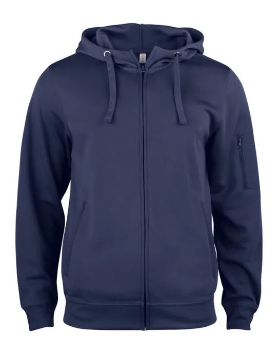 Clique Basic Active Full Zip Hoody Cq021014 - Dark Navy L - Customisable SWEATSHIRTS AND HOODIES