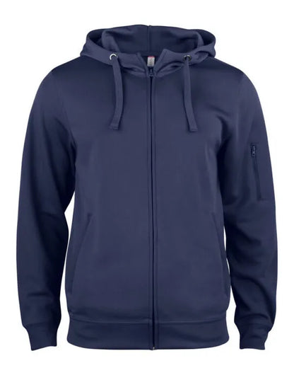 Clique Basic Active Full Zip Hoody Cq021014 - Dark Navy 4XL - Customisable SWEATSHIRTS AND HOODIES