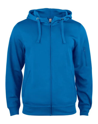 Clique Basic Active Full Zip Hoody Cq021014 - Royal Blue 3XL - Customisable SWEATSHIRTS AND HOODIES