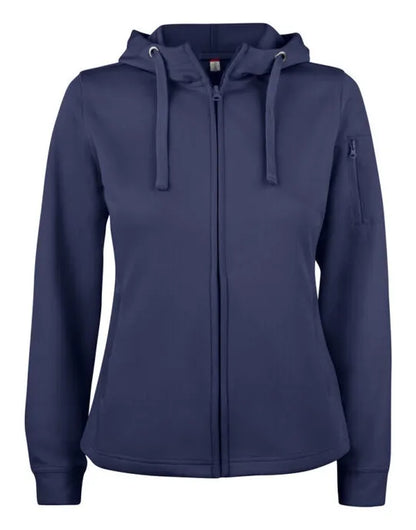 Clique Ladies Basic Active Fz Hoody Cq021015 - Dark Navy L - Customisable SWEATSHIRTS AND HOODIES