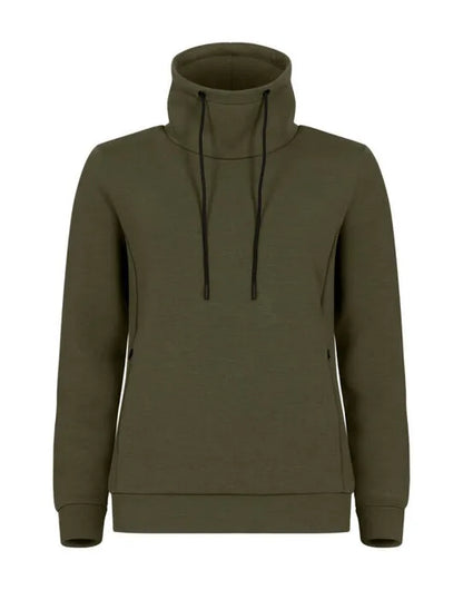 Clique Ladies Hobart Cq021023 - Fog Green M - Customisable SWEATSHIRTS AND HOODIES