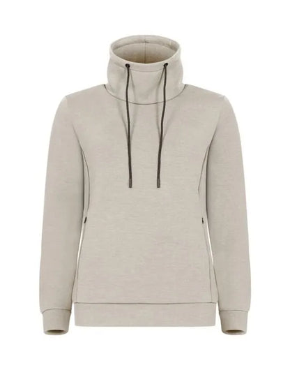 Clique Ladies Hobart Cq021023 - Stone S - Customisable SWEATSHIRTS AND HOODIES