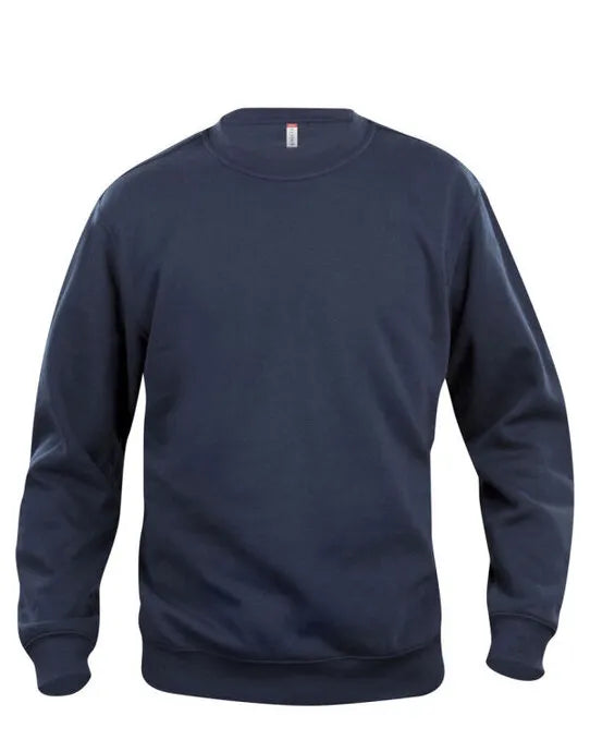 Clique - Basic Roundneck Sweatshirt - Dark Navy - Customisable SWEATSHIRTS AND HOODIES