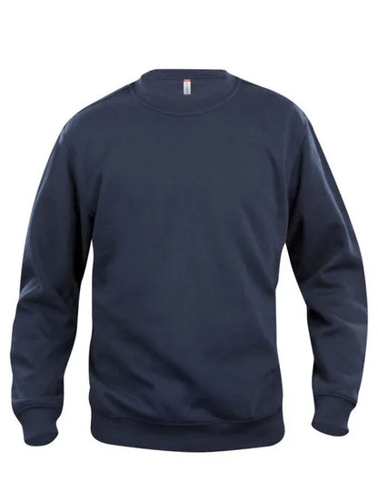 Clique - Basic Roundneck Sweatshirt - Dark Navy - Customisable SWEATSHIRTS AND HOODIES