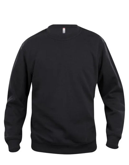 Clique - Basic Roundneck Sweatshirt - Black - Customisable SWEATSHIRTS AND HOODIES