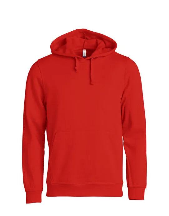 Clique - Basic Hoody - Red - Customisable SWEATSHIRTS AND HOODIES