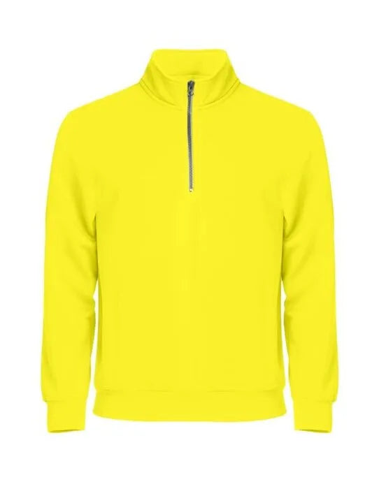 Clique - Basic Half Zip - Visibility Yellow - Customisable SWEATSHIRTS AND HOODIES