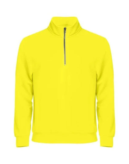Clique - Basic Half Zip - Visibility Yellow - Customisable SWEATSHIRTS AND HOODIES