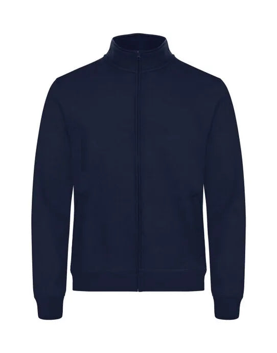 Clique - Basic Cardigan - Dark Navy - Customisable SWEATSHIRTS AND HOODIES