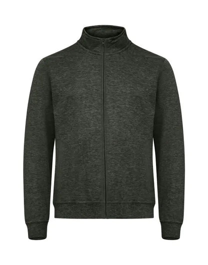 Clique - Basic Cardigan - Anthracite Melange - Customisable SWEATSHIRTS AND HOODIES