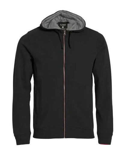 Clique Classic Full Zip Hoody Cq021044 - Black 5Xl - Customisable SWEATSHIRTS AND HOODIES