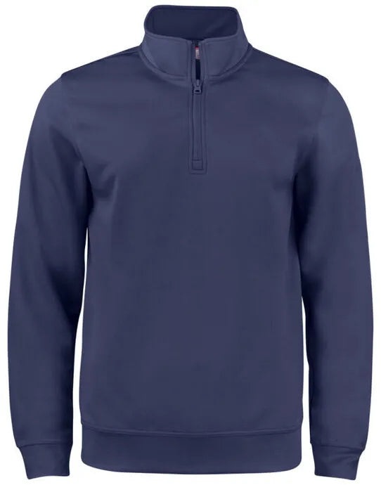 Clique Basic Active Half Zip Junior Cq021072 - Dark Navy 3-5 - Customisable SWEATSHIRTS AND HOODIES