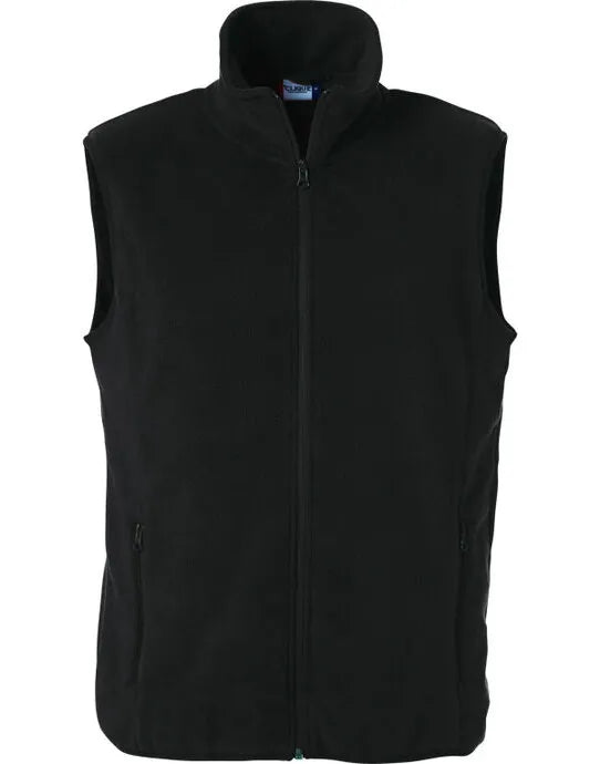 Clique - Basic Polar Fleece Vest - Black - Customisable OUTERWEAR