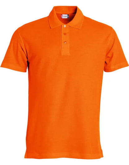 Clique - Basic Polo - Blood Orange - Customisable POLO SHIRTS