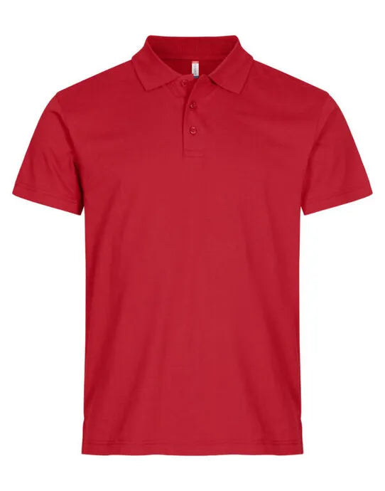 Clique - Basic Polo - Red - Customisable POLO SHIRTS