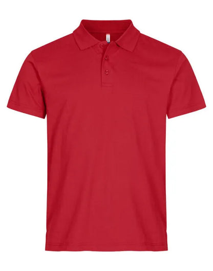 Clique - Basic Polo - Red - Customisable POLO SHIRTS