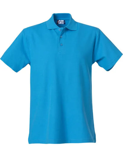 Clique - Basic Polo - Turquoise - Customisable POLO SHIRTS