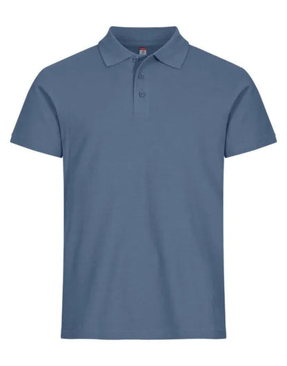 Clique - Basic Polo - Steel Blue - Customisable POLO SHIRTS