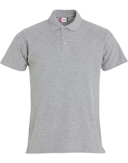 Clique - Basic Polo - Grey Melange - Customisable POLO SHIRTS