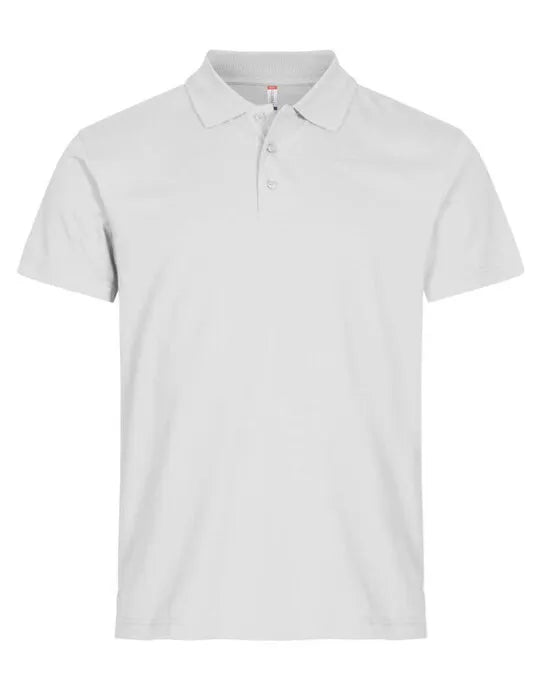 Clique - Basic Polo - White - Customisable POLO SHIRTS