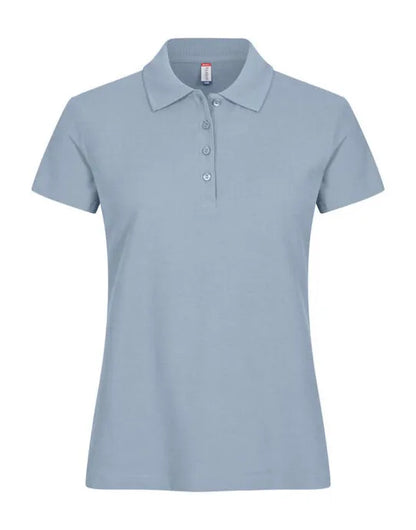Clique - Ladies Basic Polo - Soft Blue - Customisable POLO SHIRTS