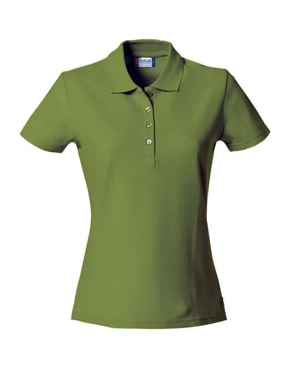 Clique - Ladies Basic Polo - Army Green - Customisable POLO SHIRTS