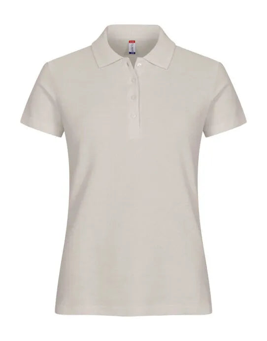 Clique - Ladies Basic Polo - Stone - Customisable POLO SHIRTS