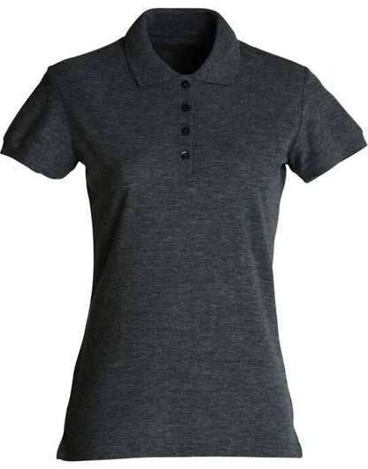 Clique - Ladies Basic Polo - Anthracite Melange - Customisable POLO SHIRTS