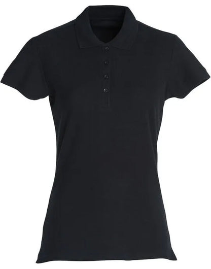 Clique - Ladies Basic Polo - Black - Customisable POLO SHIRTS