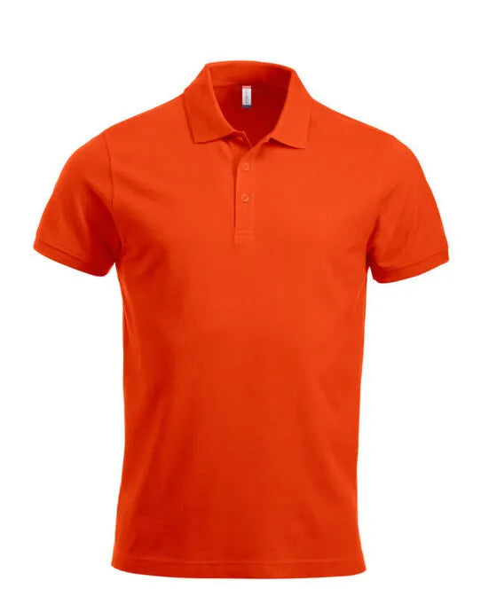 Clique - Short Sleeve Classic Lincoln - Blood Orange - Customisable POLO SHIRTS