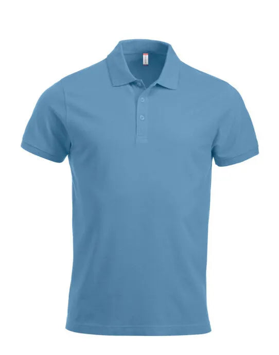 Clique - Short Sleeve Classic Lincoln - Light Blue - Customisable POLO SHIRTS