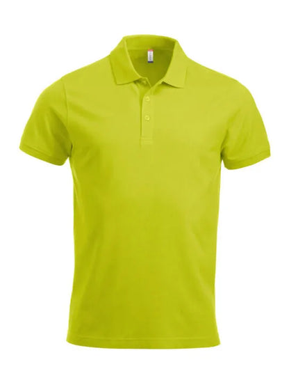 Clique - Short Sleeve Classic Lincoln - Visibility Green - Customisable POLO SHIRTS