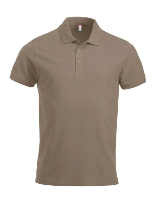 Clique - Short Sleeve Classic Lincoln - Caffe Latte - Customisable POLO SHIRTS