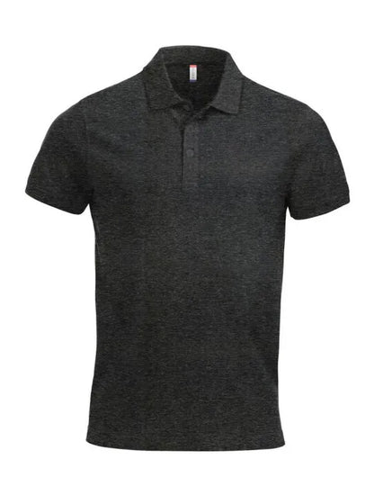 Clique - Short Sleeve Classic Lincoln - Anthracite Melange - Customisable POLO SHIRTS