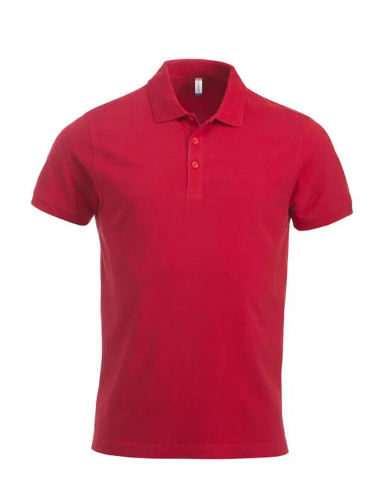Clique - Short Sleeve Classic Lincoln - Red - Customisable POLO SHIRTS