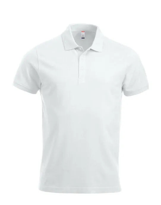 Clique - Short Sleeve Classic Lincoln - White - Customisable POLO SHIRTS