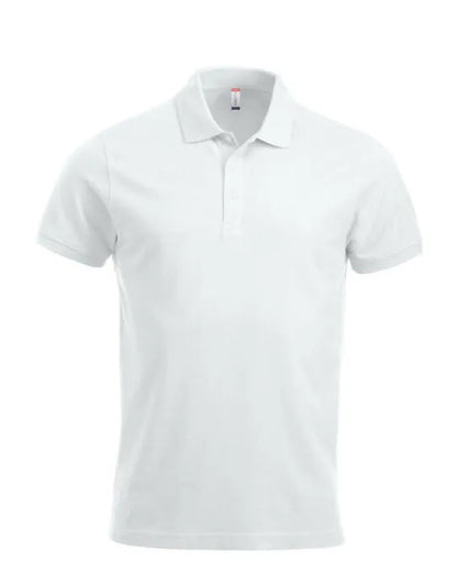 Clique - Short Sleeve Classic Lincoln - White - Customisable POLO SHIRTS