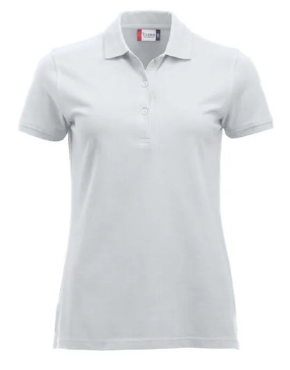 Clique - Short Sleeve Classic Marion - White - Customisable POLO SHIRTS
